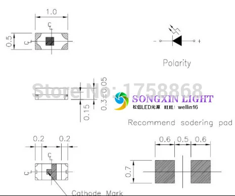 100 шт. SMD SMT 0402 зеленая ультраярсветодиодный светильник лампа нм|ultra bright led|smd smtultra |