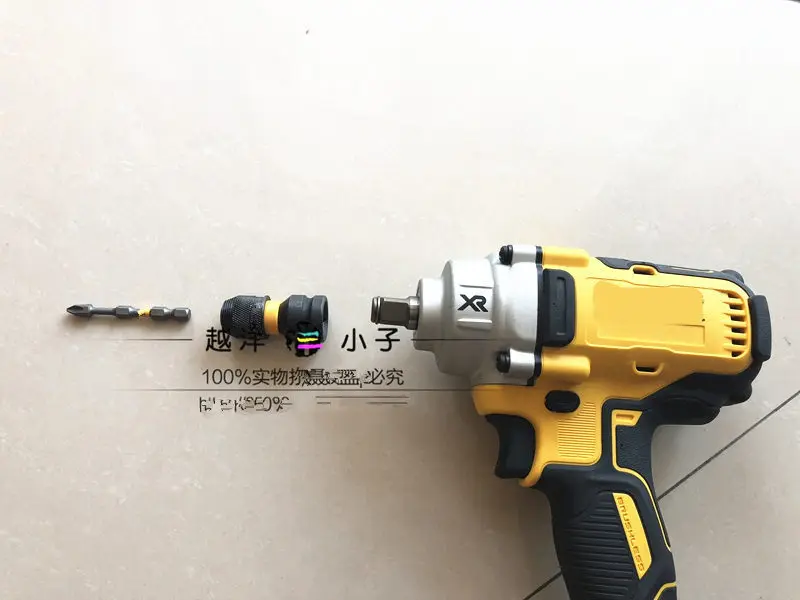 Патрон 12 7 мм DW2298G DW2298 1/2 дюймовый квадратный до 1/4 для DeWALT DCF880 DCF835C2 DCF886 DCF885 DC840 DC832