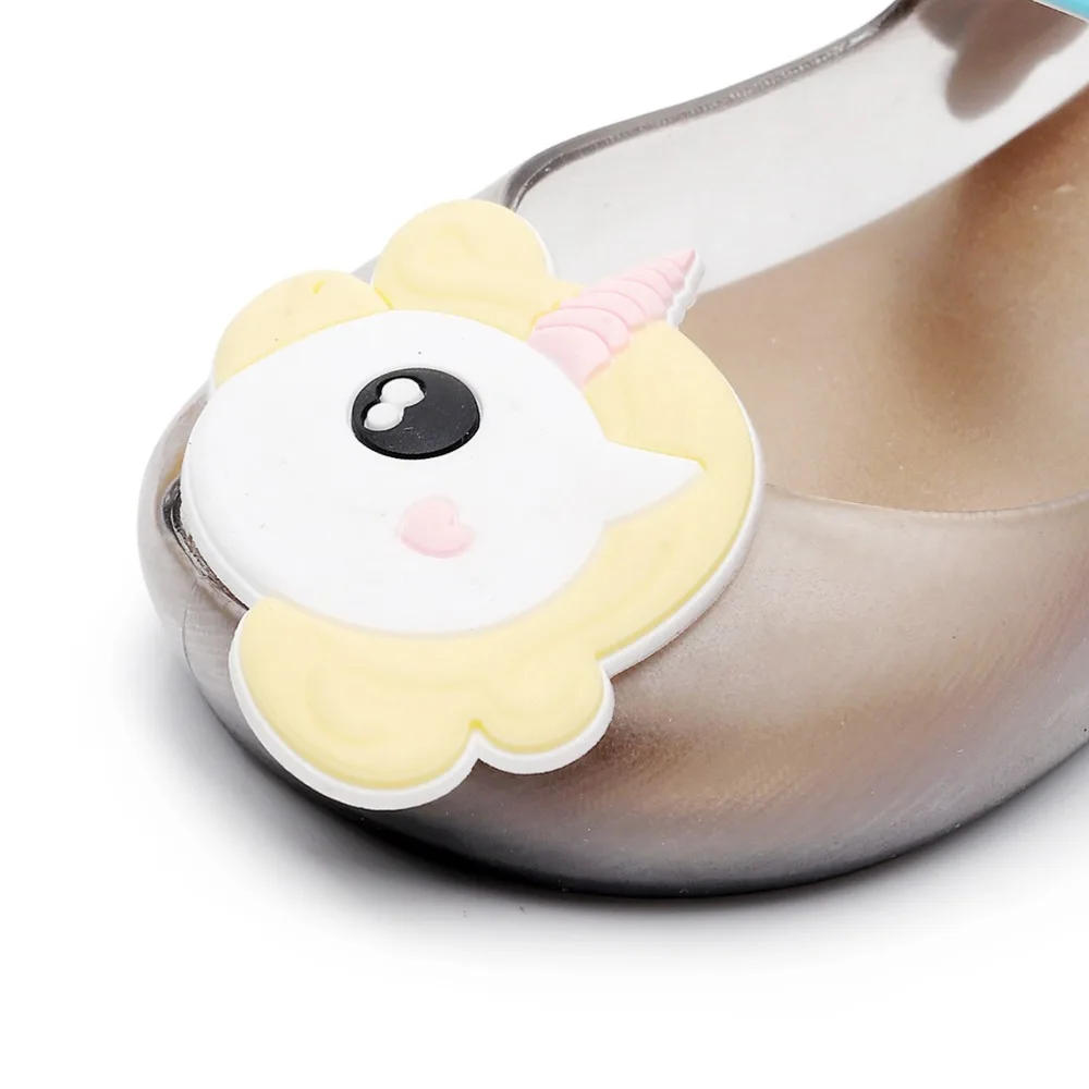 

Girl sandals unicorn jelly shoes crystal shoes beach play shoes water shoes