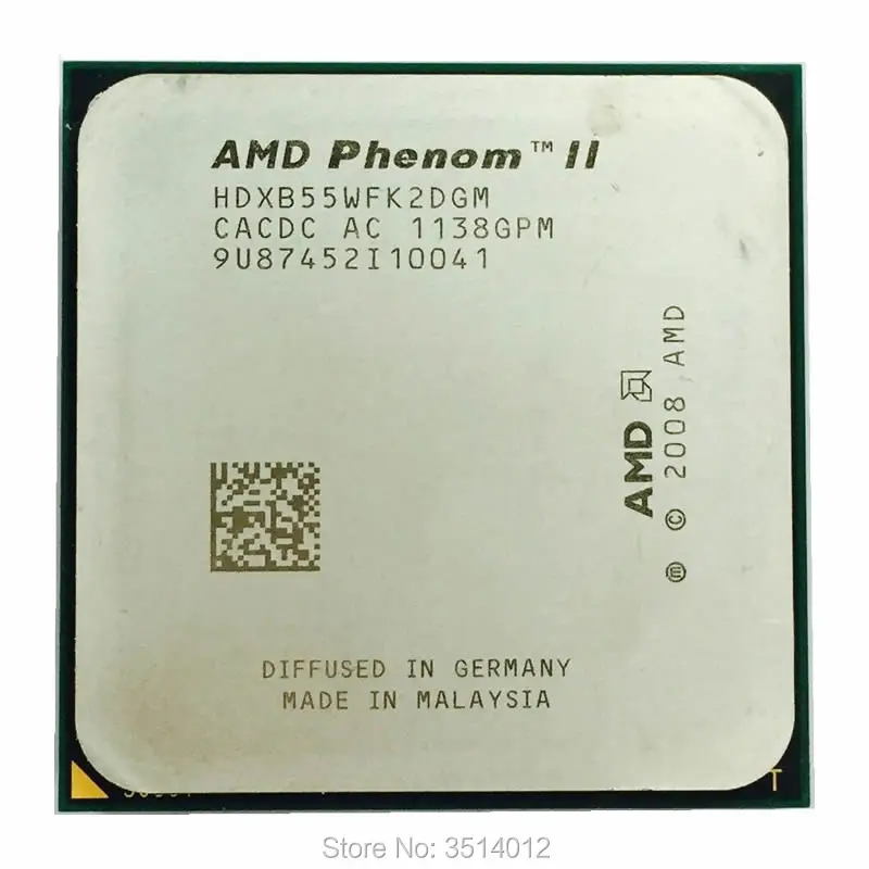 Двухъядерный процессор AMD Phenom II X2 B55 3 0 ГГц HDXB55WFK2DGM разъем AM3|socket am3|phenom ii x2amd phenom x2 |
