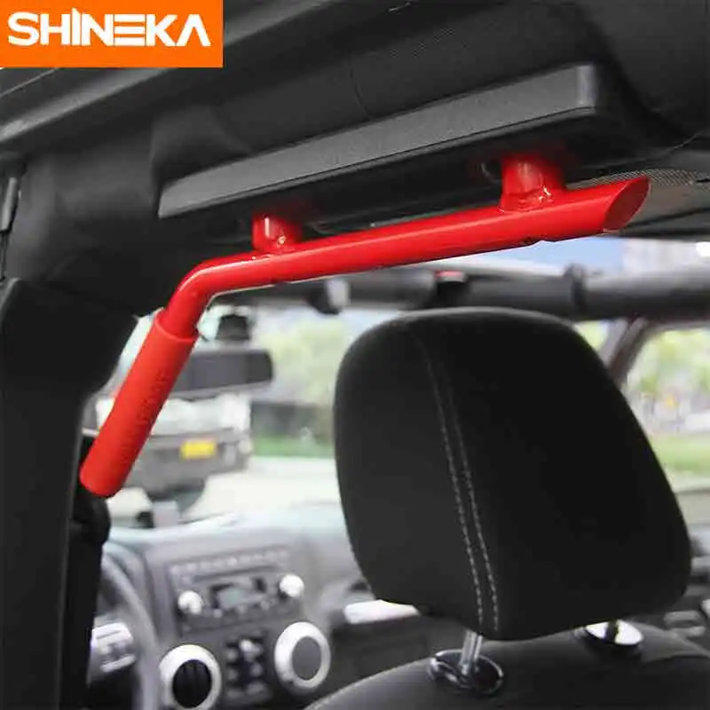 SHINEKA поручень Ручка Комплект для Jeep wrangler JK 2007- передние задние стержни алюминиевые 2 двери 4 двери автомобильные аксессуары для Jeep JK