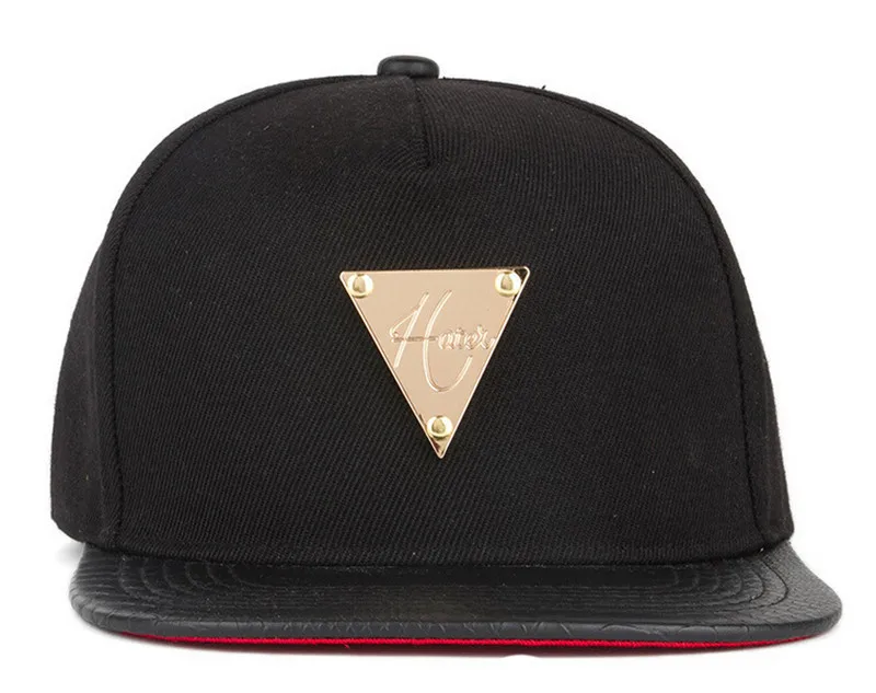 2015 New brand 5 panel cap raiders snapback gold triangle mark baseball women men gorras planas black free shipping | Аксессуары для