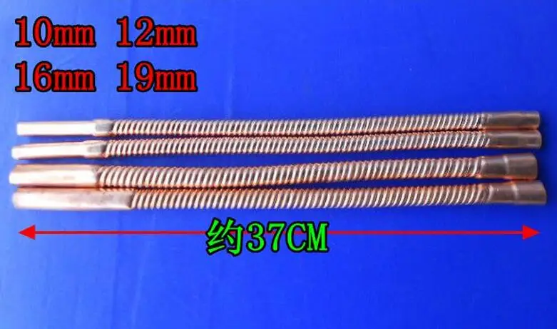 A/C parts ripple tube welding connector pipes 37cm length without nut 10mm 12mm 16mm 19mm