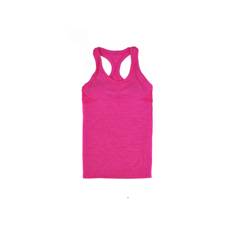 

2018 new arrival sleeveless fitness exercise running yoga shirt sleeveless T-shirt cotton breathable quick-drying S-shirt