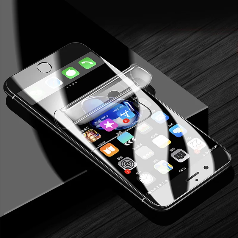 

3D Full Cover Hydrogel Film For iPhone 12 11 Pro Max Screen Protector For iPhone X XS MAX XR 6 6S 7 8 Plus Protection Film Guard