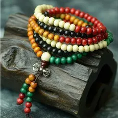 Модный браслет с подвесками для мужчин тибетский буддийский лама сандаловое