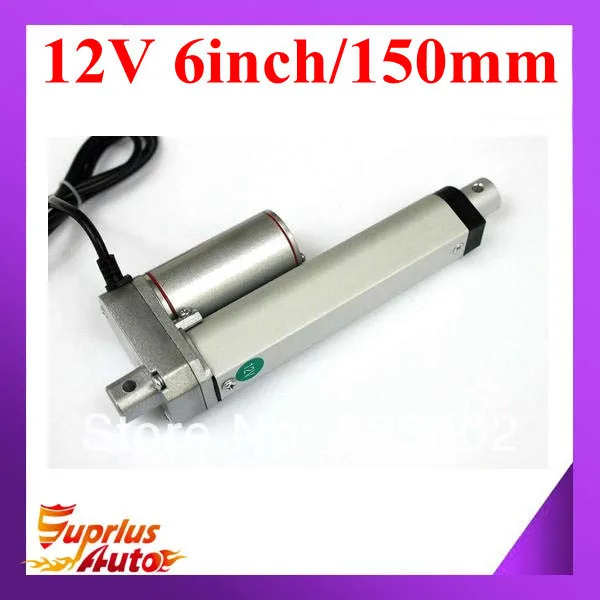 10 мм/секция 150 мм/6 дюймовый ход 900N/ 90 кг/198LBS 12V DC мини линейный привод|actuator electric|actuator