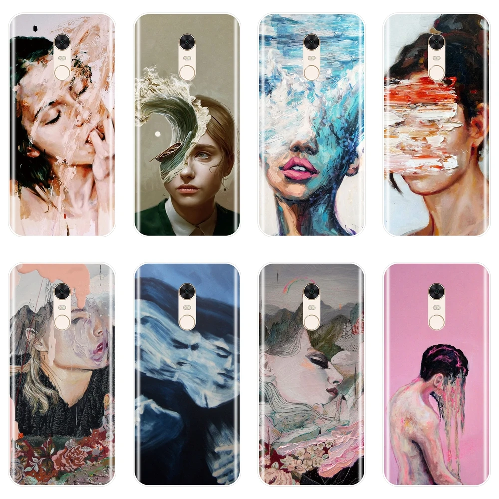 Задняя крышка для Pocophone F1 Xiaomi Redmi Note 4 4X 5 5A 6 Pro Prime Art Girl силиконовый чехол телефона S2