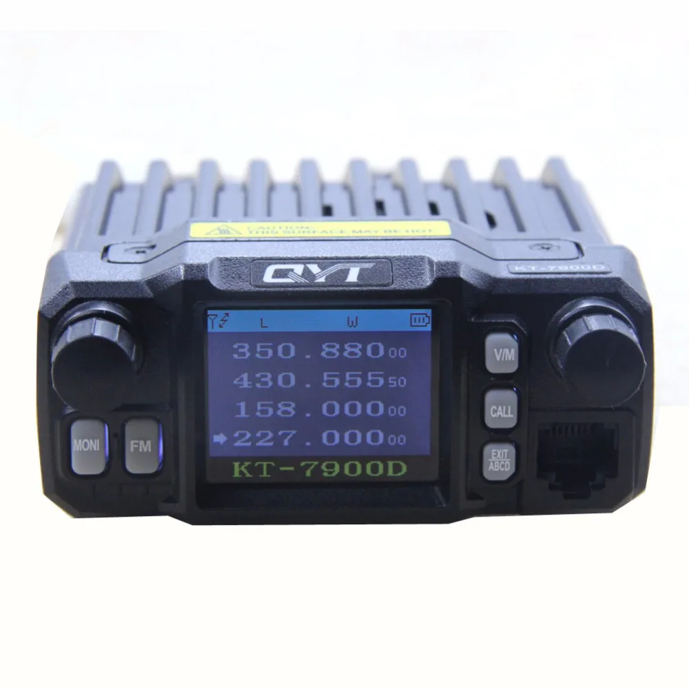 2 шт. QYT KT 7900D VHF 136 174/220 270 МГц/UHF 350 390/400 480 МГц Высокая мощность 25 Вт Quad Band CTCSS/DCS рация