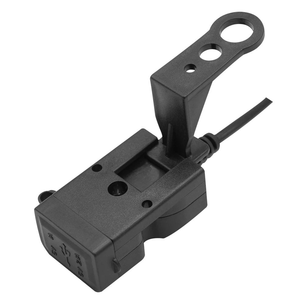 Двойное USB Автомобильное зарядное устройство для мотоцикла 3.1A 9-24 V/9-99 V адаптер