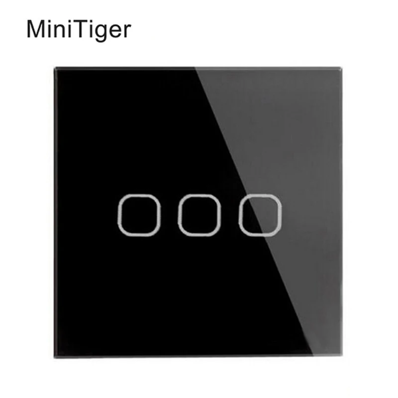 Minitiger Touch Switch 1 2 3 Gang Way Wireless Remote Control Light LED Indicator For RF433 Big | Обустройство дома
