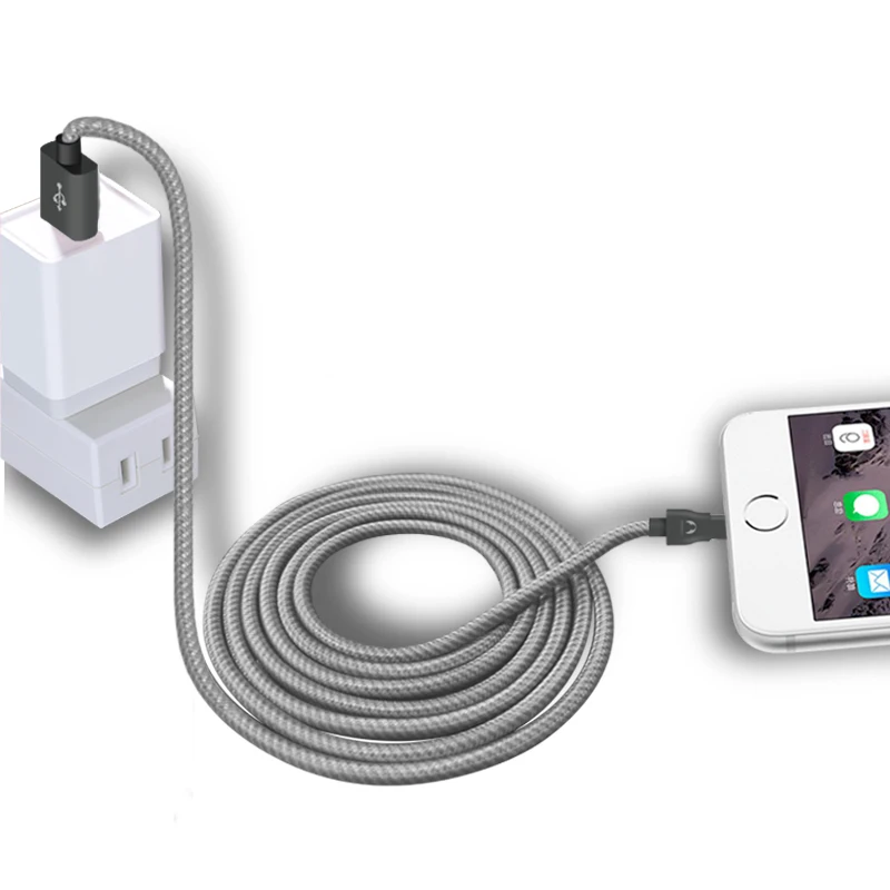 USB кабель Snowkids 2 м 3 шт./лот для iphone X118765XRXsMax до iOS 13 длинный|Кабели мобильных