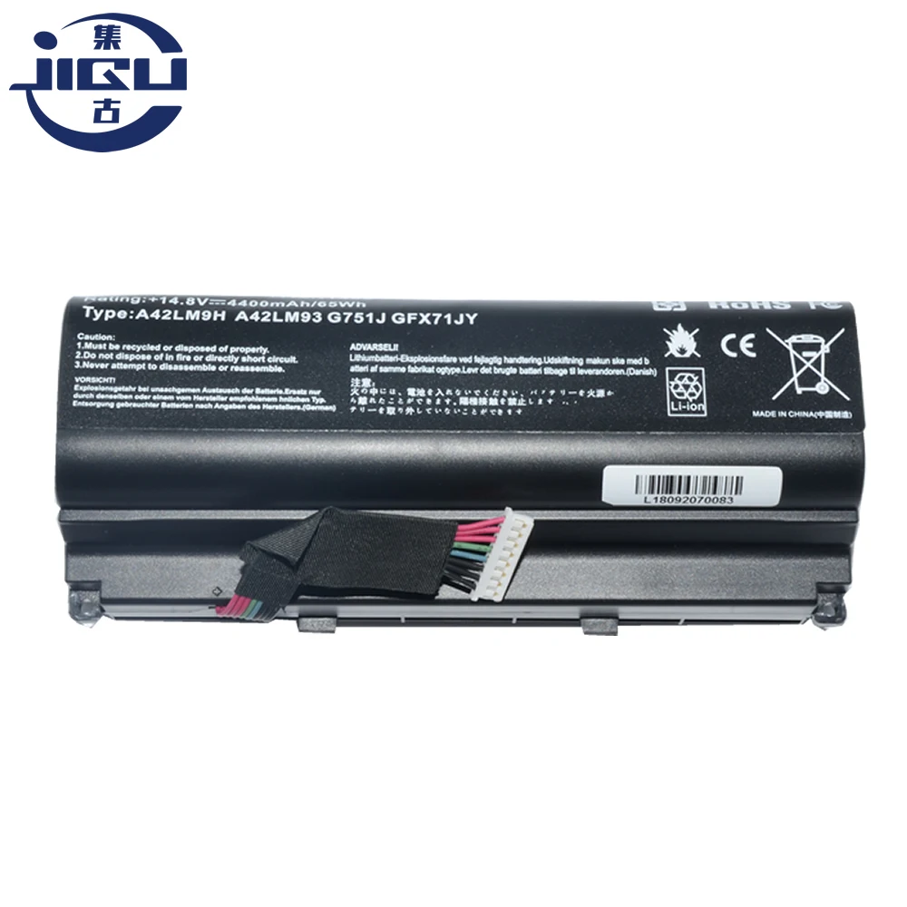 Аккумулятор JIGU для ноутбука 8 ячеек A42LM93 A42LM9H A42N1403 ASUS G751 G751J G751JM G751JT G751JY GFX71 GFX71JM