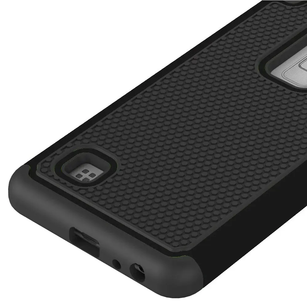 Противоударный тонкий Гибридный двухслойный защитный чехол для LG Stylus 2 / G Stylo (LS775)