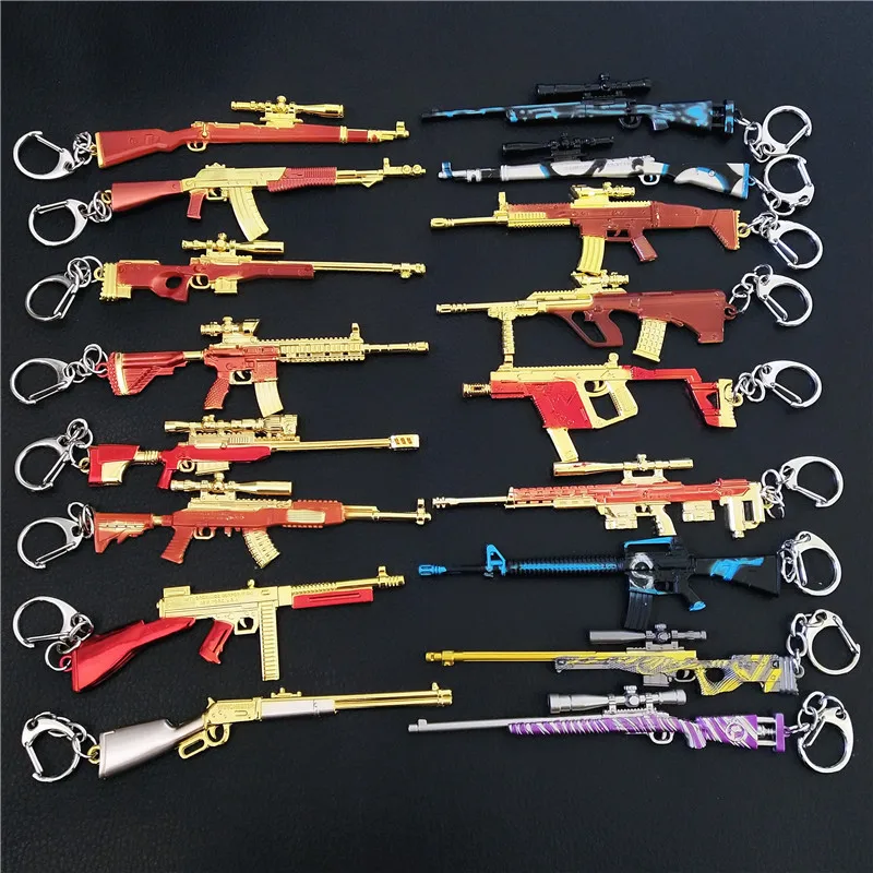 Брелок для ключей из сплава цветной брелок с подвеской 12 см llaveros 98K AWM SCARL модели