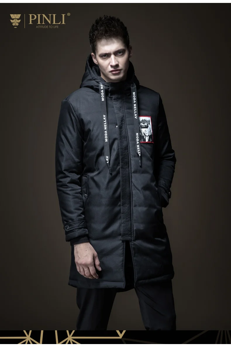 Зимние куртки, мужские куртки, Chaquetas Hombre Casacos, мужская куртка, Pinli Pin Li, новая мужская одежда, костюм, Молодежная шапка средней длины, B184305608