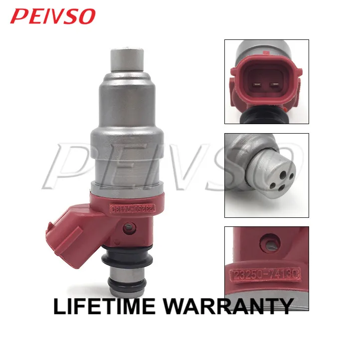 PEIVSO 23209-74130 23250-74130 топливный инжектор для TOYOTA CARINA/CORONA/CAMRY/MARK 2/CHASER 1.8L 4SFE | Автомобили