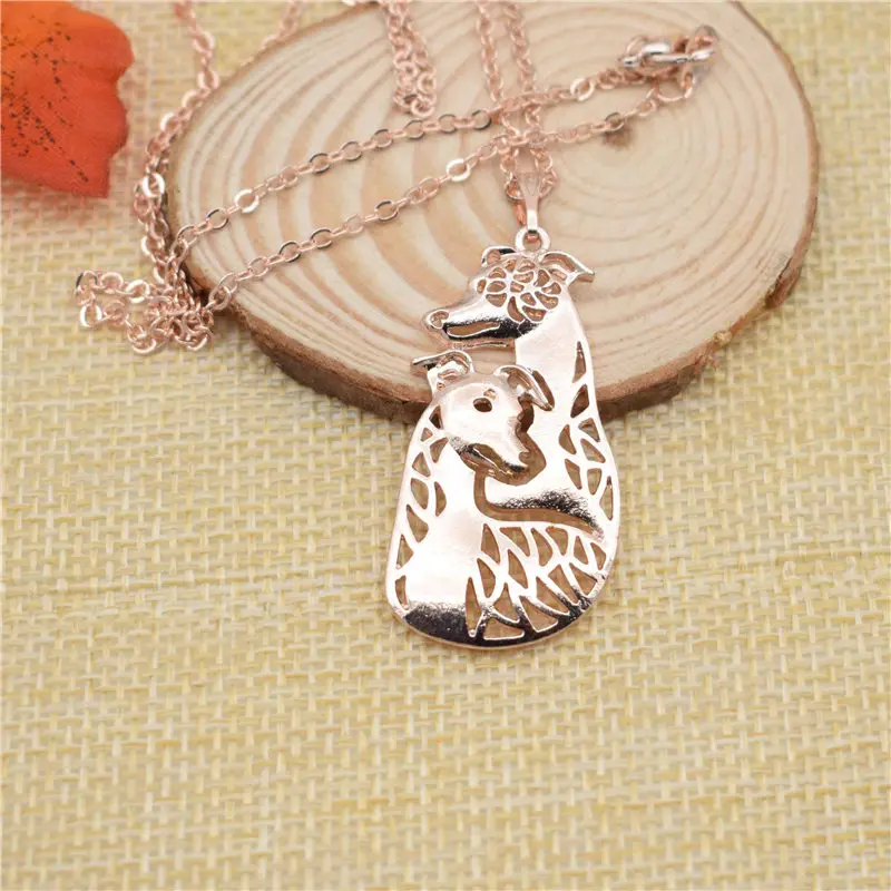 LPHZQH Модный Аксессуар Мультфильм Бохо Шикарный белый парный собака ожерелье