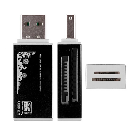 USB 2 0 Многофункциональный кардридер для карт памяти Micro SD SDHC TF M2 MMC MS Pro|ms pro|all in 1usb 2.0