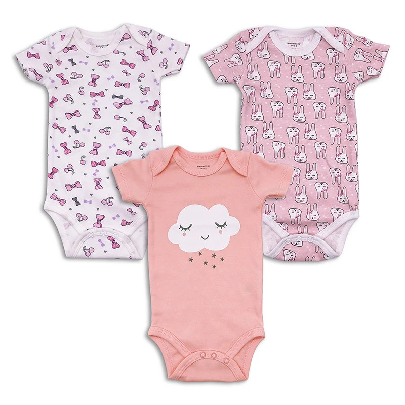 3 шт./лот детская одежда для девочки младенческой спортивный костюм комбинезон