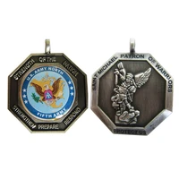 custom metal us amry north military medal with printing logo for promotion k200187