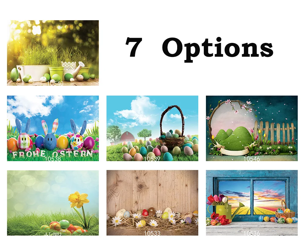 

Green Spring Easter Eggs Photo Background Photography Backdrops for Photo Studio Baby Kids Newborn Photo Shooting Photophone 3D