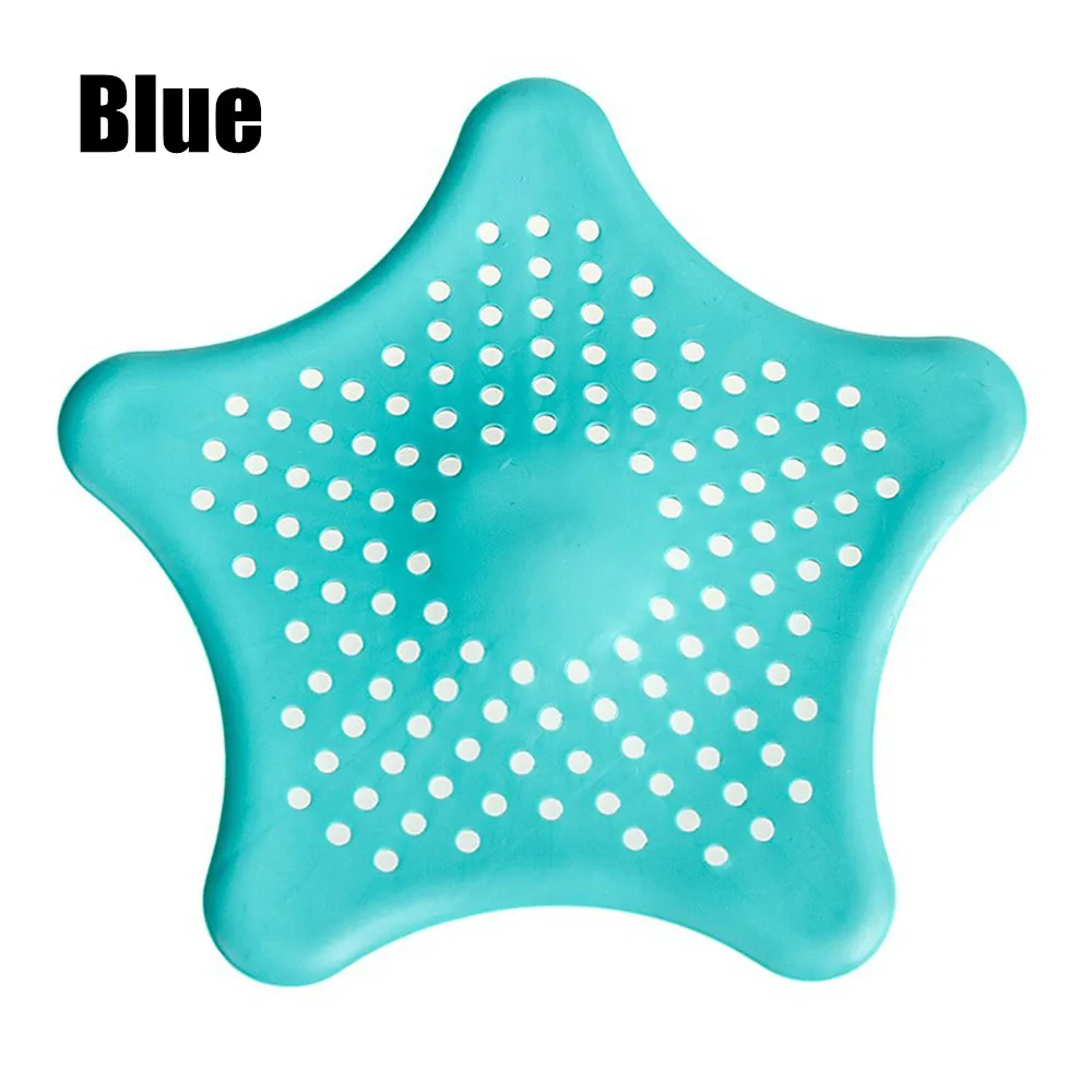 Light Blue Цветной силиконовый кухонный канализационный фильтр для раковины, дренажные дуршлаги и фильтры, фильтр для раковины ванной комнаты - Цвет: Light Blue