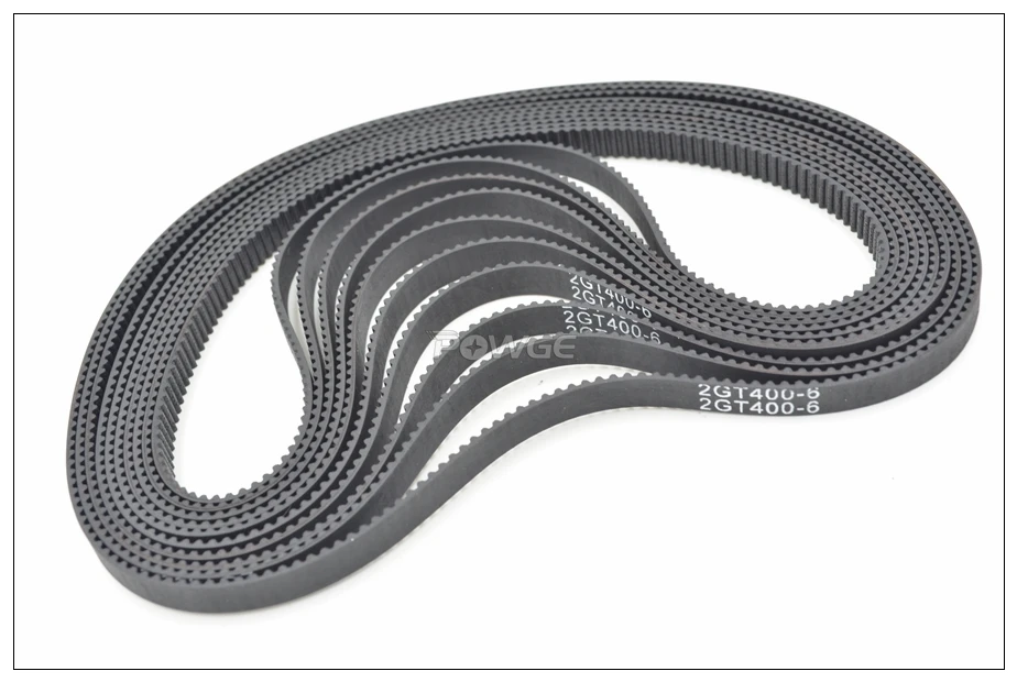 POWGE 400 410 430 GT2 зубчатый ремень W = 3/6/9 мм Периметр 400/410/430 2GT замкнутому циклу
