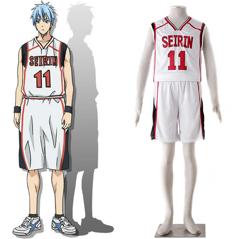 

Баскетбольная Униформа Kuroko no Basuke 2 для мальчиков, белый костюм для косплея No.11 для корзины kurokos