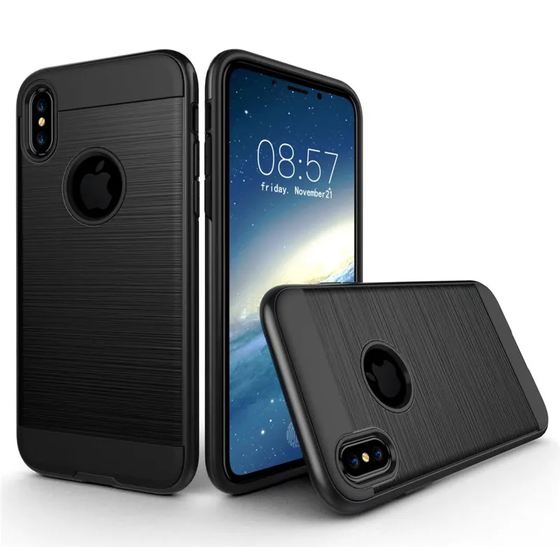 Q UNCLE Luxury Hybrid Shockproof Tough Armor Rubber Hard Back Cover For iPhone 7 7Plus 6 6S 6Plus 8 X XR XS MAX |