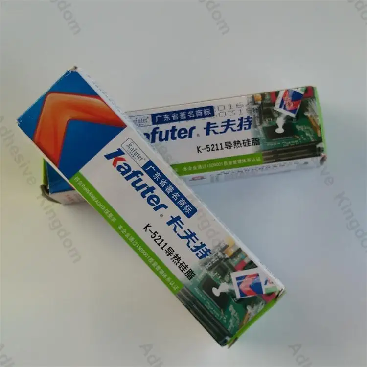 Подлинная Kafuter 100 г K 5211 LED Тепловая смазка CPU термосмазка диодный заполненный клей