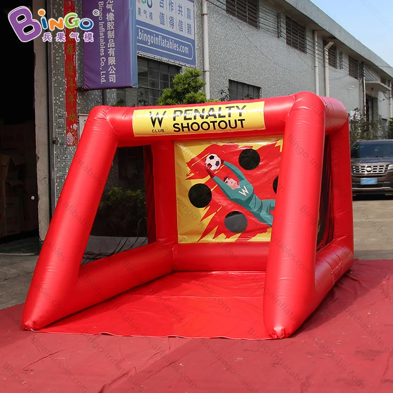 2 5x3 5x2 м надувная игра выстрел/красная портативная футбольная цель/надувные