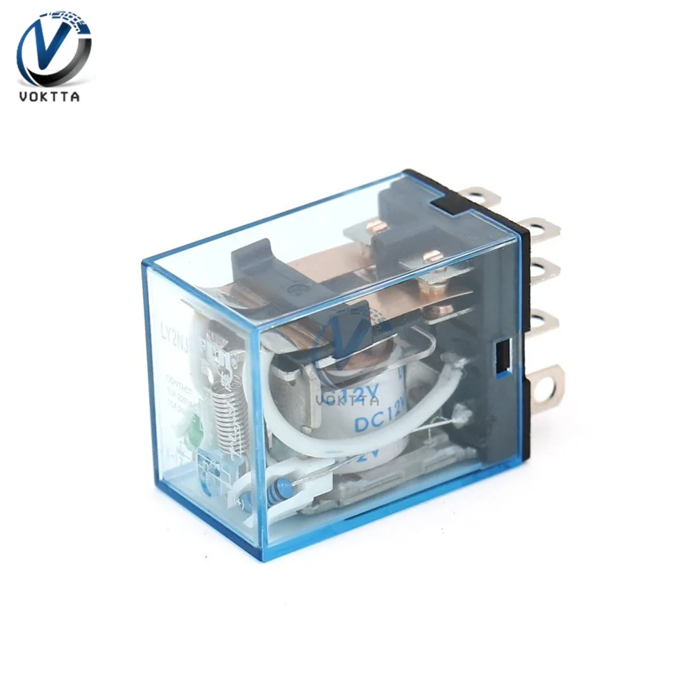 1 шт LY2NJ реле DC12V катушки высокое качество общего назначения DPDT микро мини 8 Pin