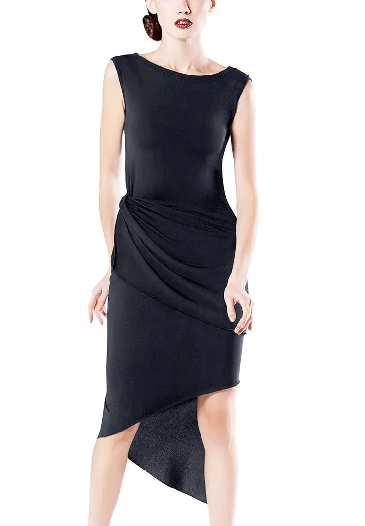 Женское платье для латиноамериканских танцев 2 цветов с открытой спиной