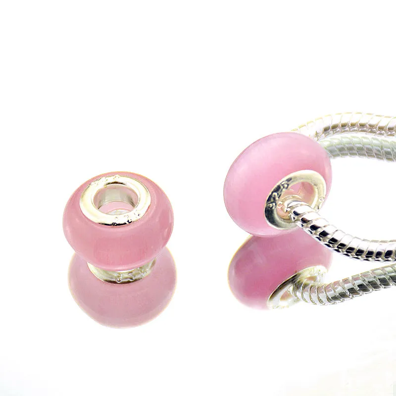 1P модные подвески ювелирные изделия бижутерия бусины кошачий глаз для изготовления ювелирных изделий Оптовая продажа Сделай Сам стеклянная бусина для браслета лучший Berloque H182