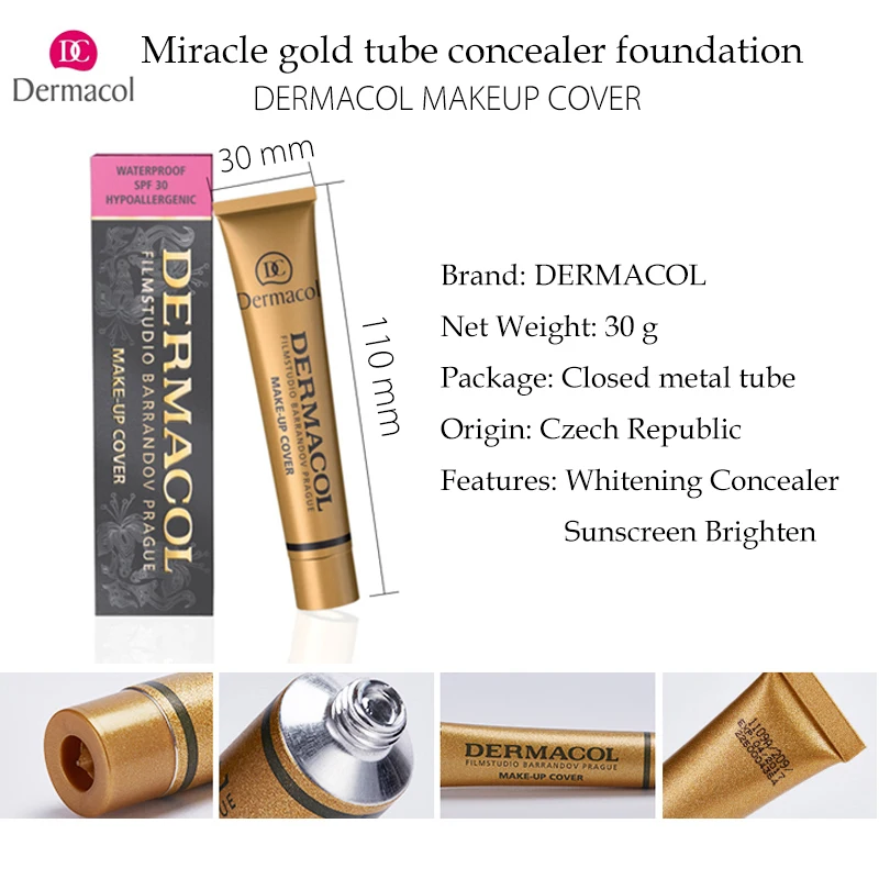 Маскирующее средство Dermacol 100% оригинал 30 г консилер основа для профессионального