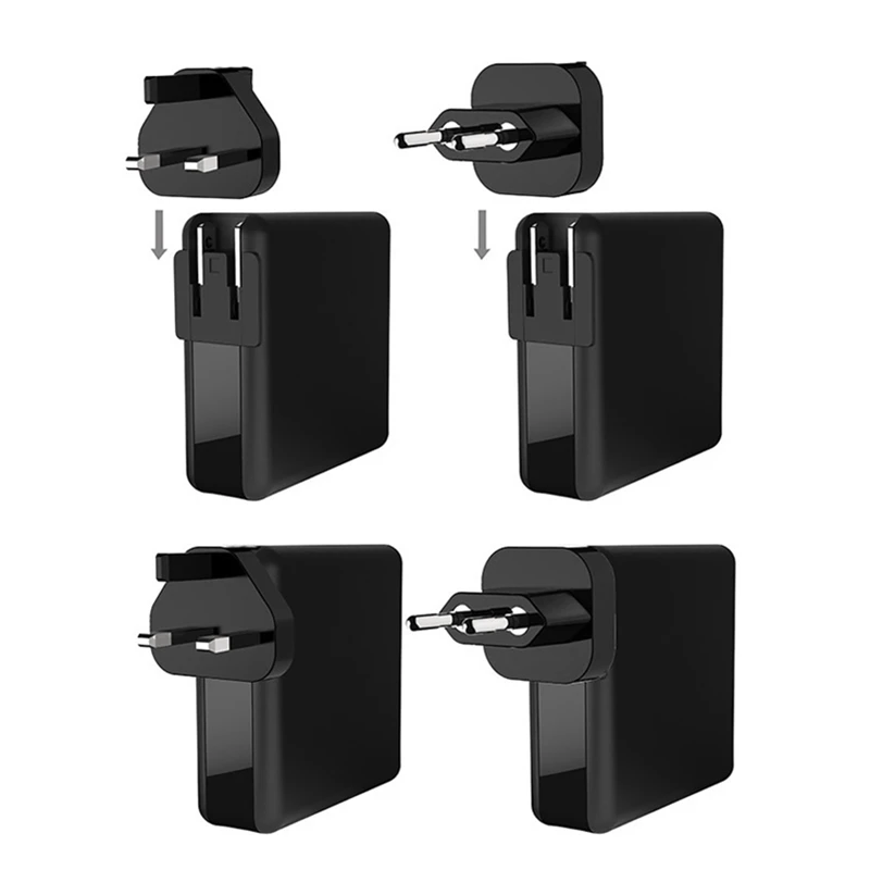 61 Вт многопортовое зарядное устройство 3A USB-C type-C PD QC 3,0 быстрое зарядное устройство адаптер для Macbook Pro Air Ipad мобильный телефон ноутбук планшет зарядка