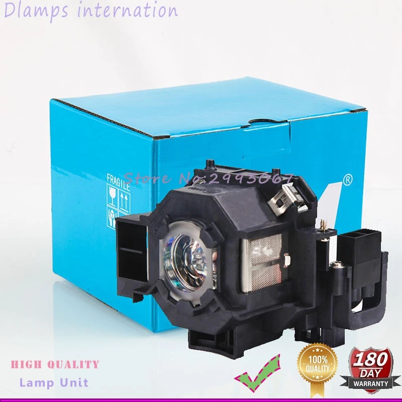 Projector Lamp with Housing For EMP-400W 410W EMP-83H PowerLite 822 EMP-400e EX90 / EMP-400 / EMP-280 /H330B ELP42  V13H010L42