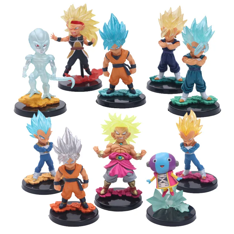 Dragon Ball Z Super 5 шт./компл. фигурки новой версии игрушечные модели|Игровые и