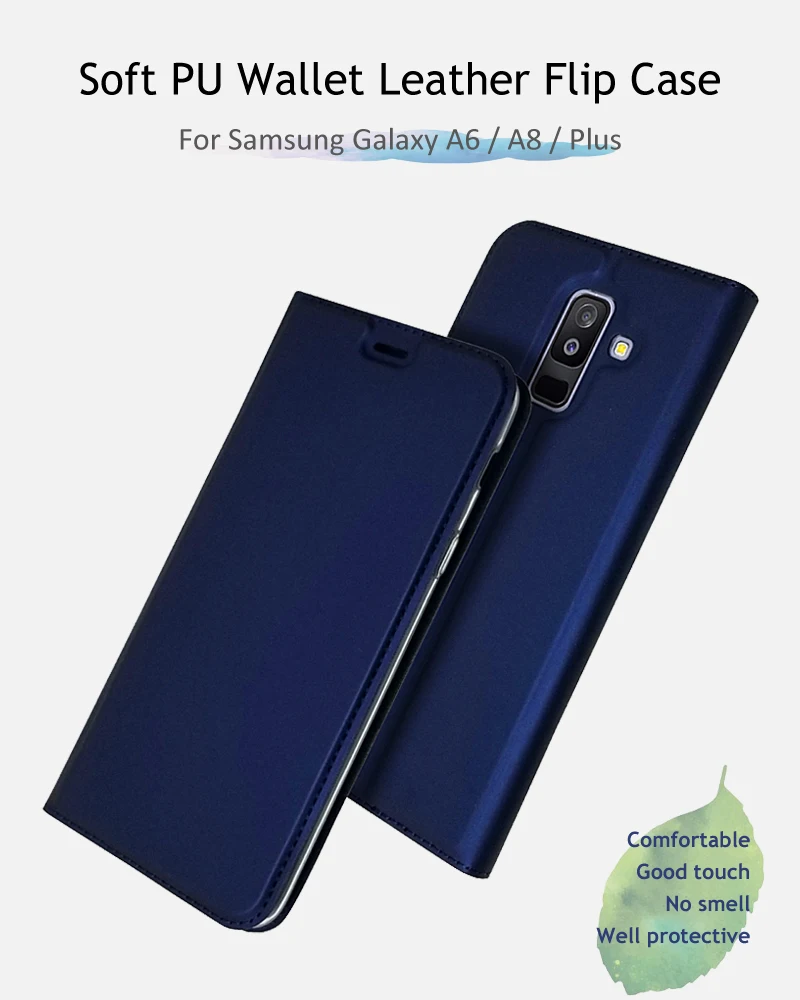 Чехол для samsung A5 A6 A7 A8 A9 Чехол-книжка для Galaxy A6 A8 Plus Чехол-книжка кожаный чехол A6s A9s чехол для телефона s
