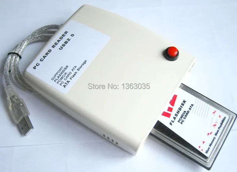 Новая бесплатная доставка! Usb 2 0 интерфейс PCMCIA кардридер 68pin считывание