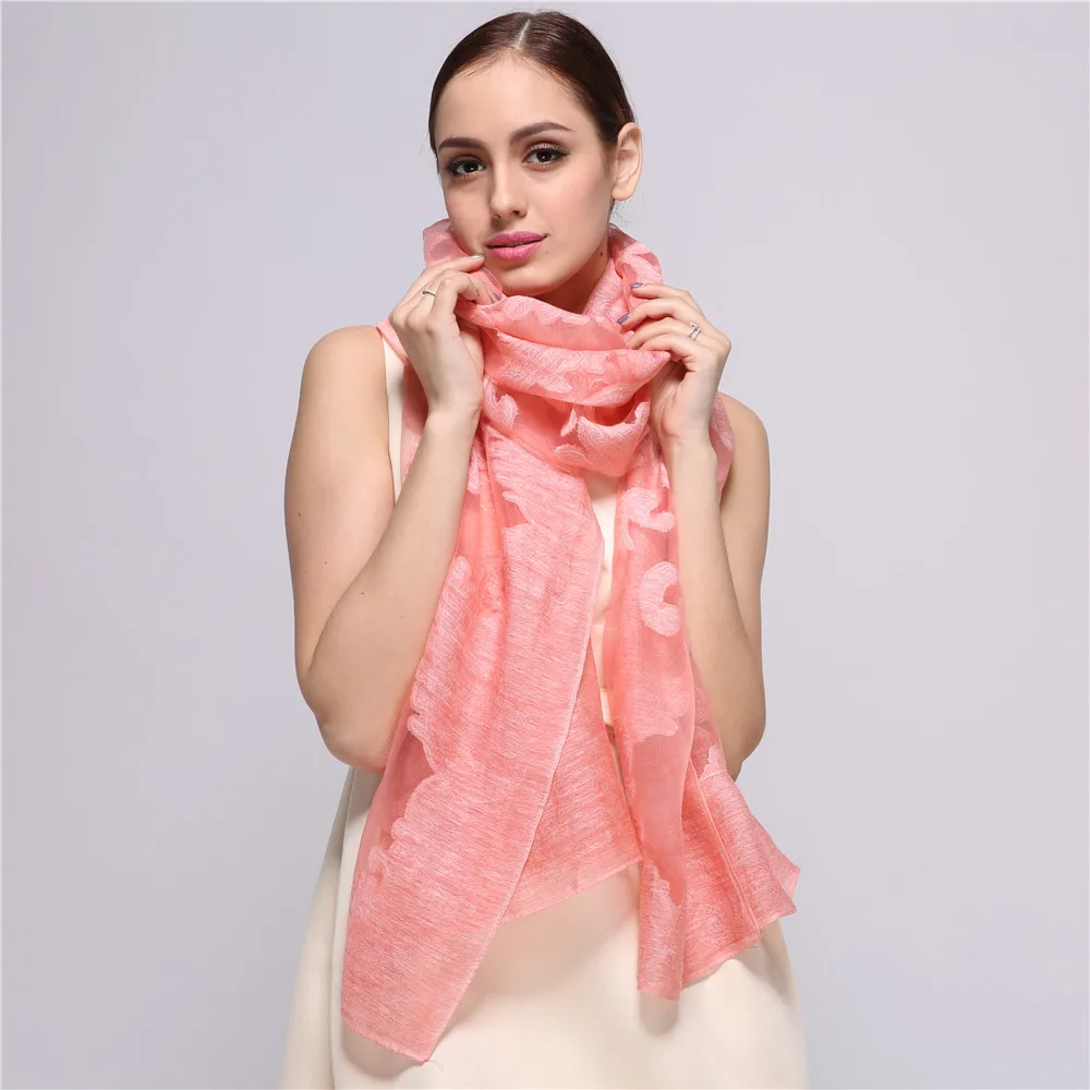 Vomint Scarf silk Luxury Brand Handkerchief 2018 Spring Summer Neck Soft Warp Female Shawl For Women bandana C139 | Аксессуары для