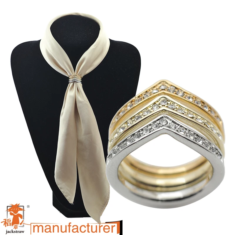 2018 Высококачественная Гальваническая цепь. Шарфы с пряжкой на коленях три цвета