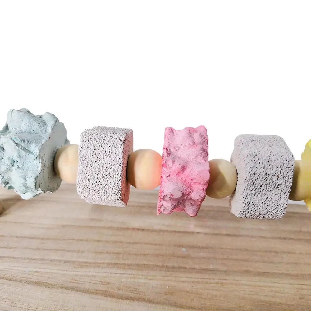 Игрушка для укуса попугая хомяка деревянная птица хомяк трамплин лапа