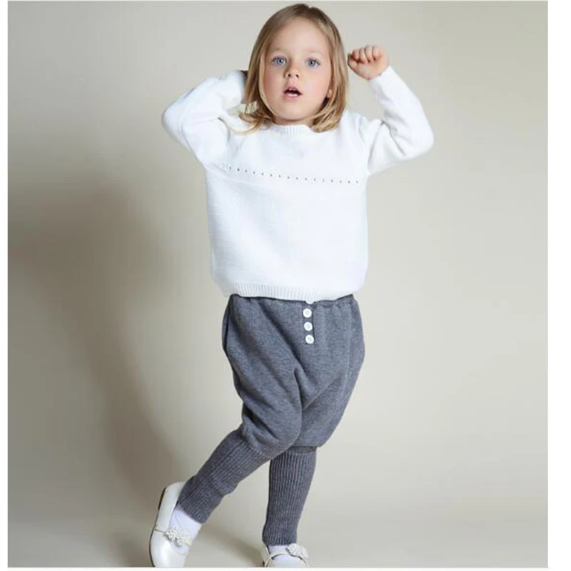 2019 Knitting Rabbi Wool Suit Spring Winter Girls Clothes 1-5Yrs Kids Sweaters Fashion Boys Little Rabbit Embroidered | Детская одежда