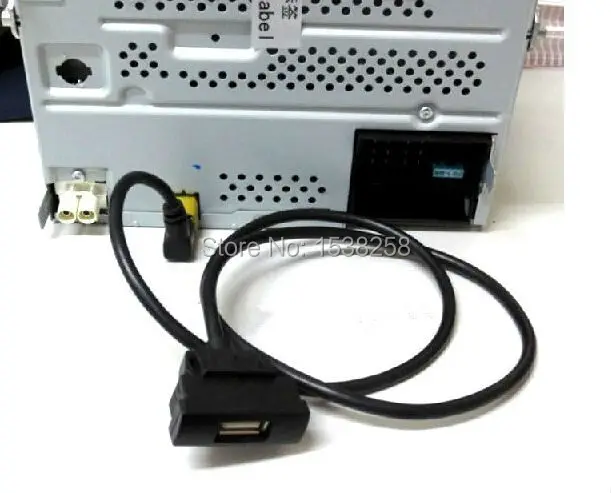 USB переключатель гнездо и кабель для VW Scirocco Jetta Golf GTI MK5 MK6 RCD510 5KD 035 726 A|5kd a|vw usb cablegolf