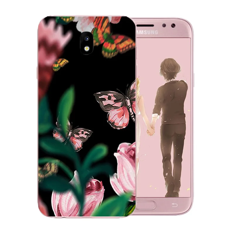 For Galaxy J7 2017 Phone Case Soft TPU High Quality Horse Pattern Capa for EU J730 730 J730F/DS J730FM/DS SM-J730FM Funda |