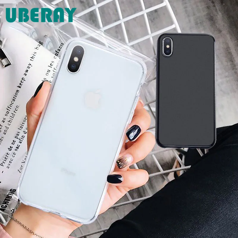 Silicon Case For iPhone 7 8 6 6S Plus Luxury Soft TPU Phone Cases X XR XS MAX 5 5S SE Cover Funda |