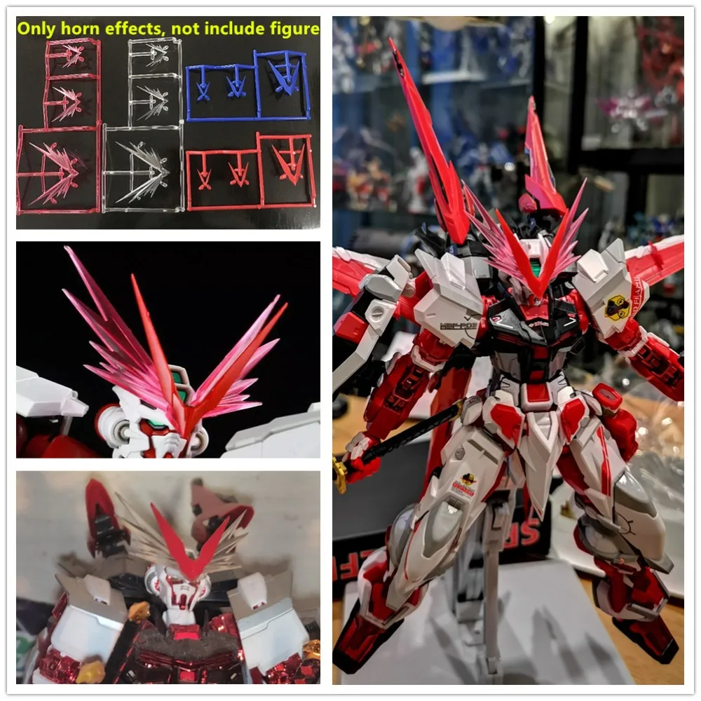 Модельные красные рога дракона модифицированные детали эффектов для Bandai RG 1/144 MG