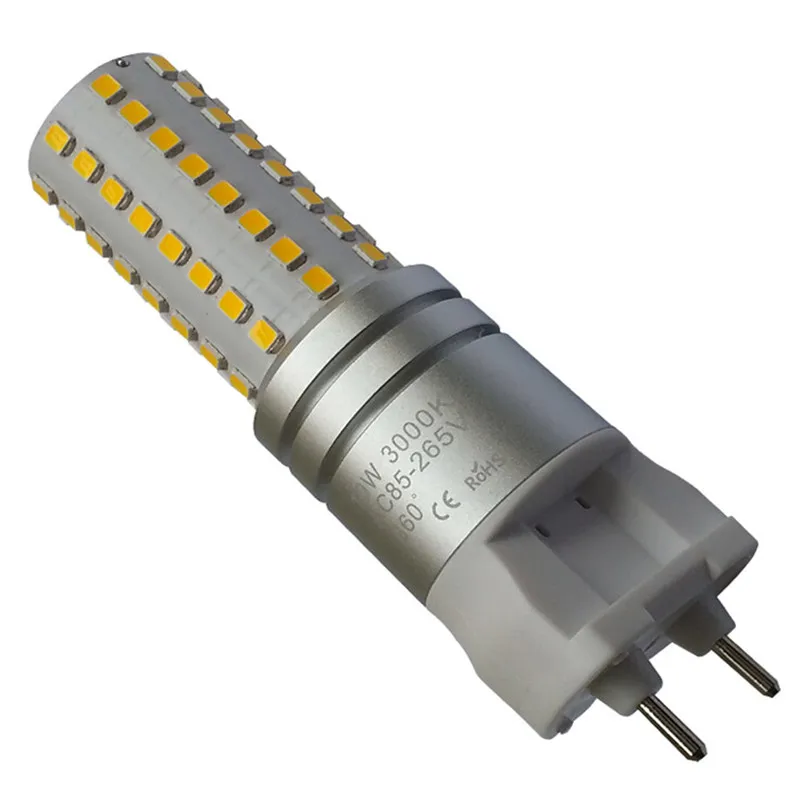 G12 СВЕТОДИОДНАЯ ЛАМПА 10 Вт Кукурузы Лампы AC85-265V Ультра-Яркий 2835SMD Теплый Белый